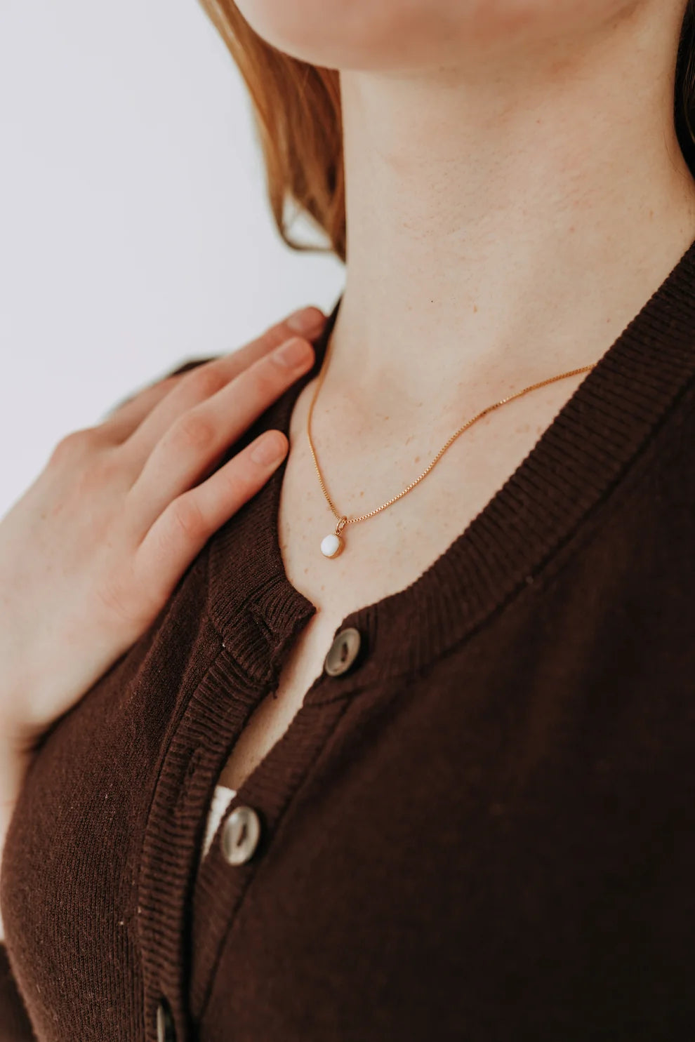 Opal Pendant Necklace