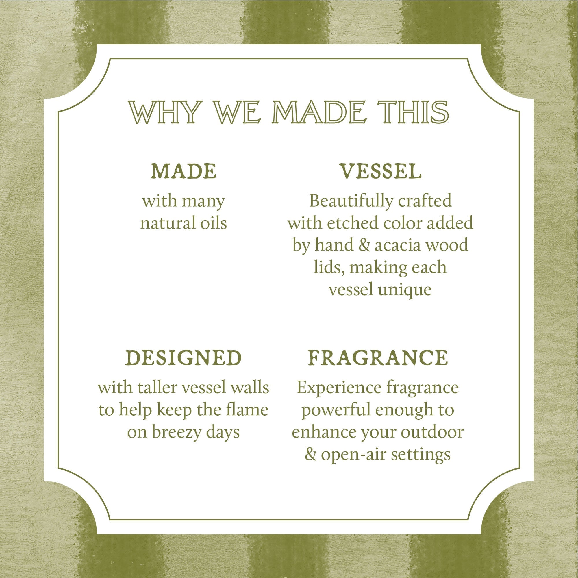 Outdoor Citronella Grove 10oz Candle - Distractions Clothing