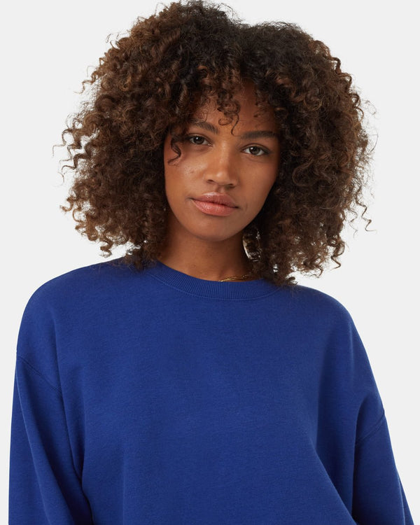 Oversized Cropped Crew - Distractions Clothing