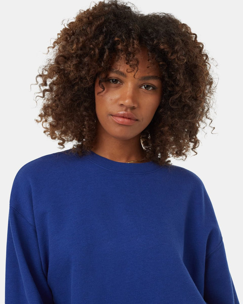 Oversized Cropped Crew - Distractions Clothing
