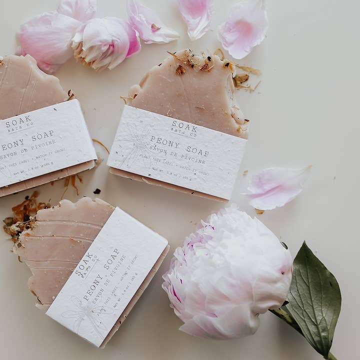 Peony Soap Bar - Distractions Clothing