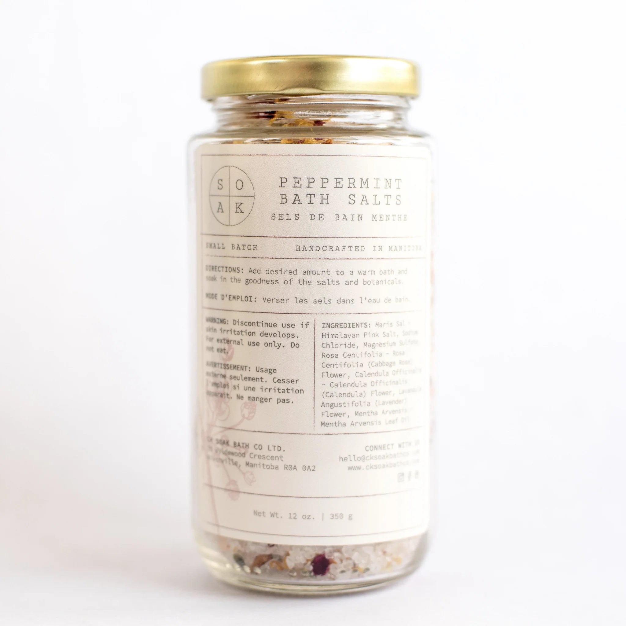 Peppermint Bath Salt - Distractions Clothing