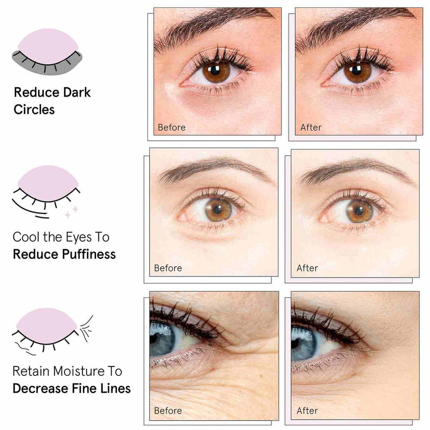 Pink Moisturizing Under Eye Masks - Distractions Clothing