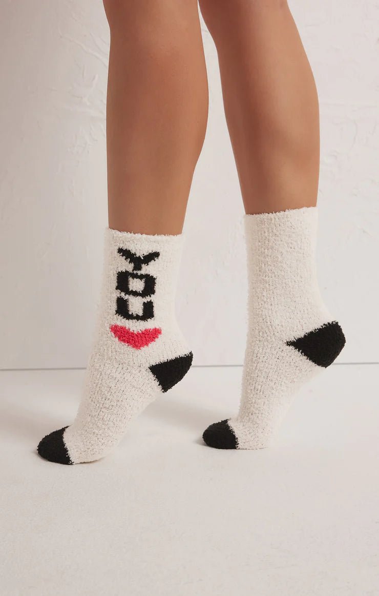 Plush Love You Socks 2 - Pack - Distractions Clothing