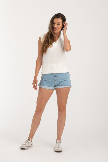 Polly Sweater Vest - Distractions Clothing