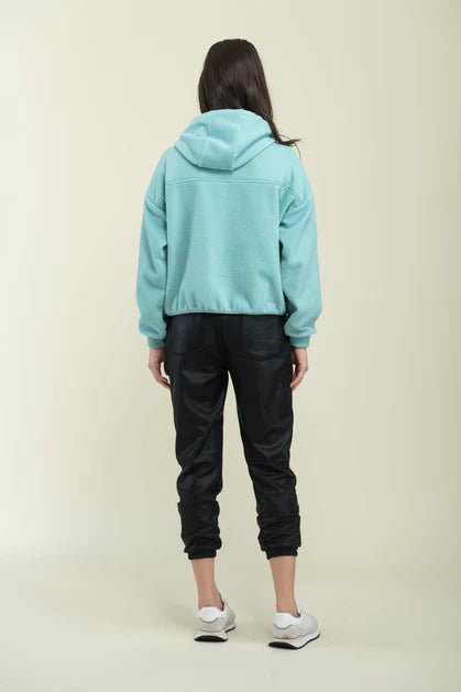 Quinn Fleecy Half Zip Pullover - Distractions Clothing