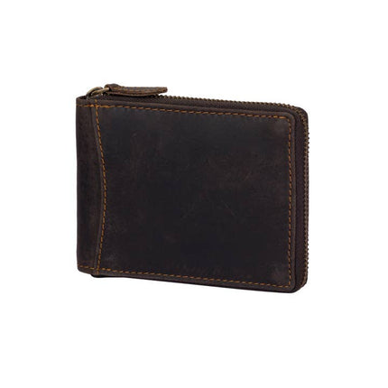 Red RFID Zip Wallet - Distractions Clothing