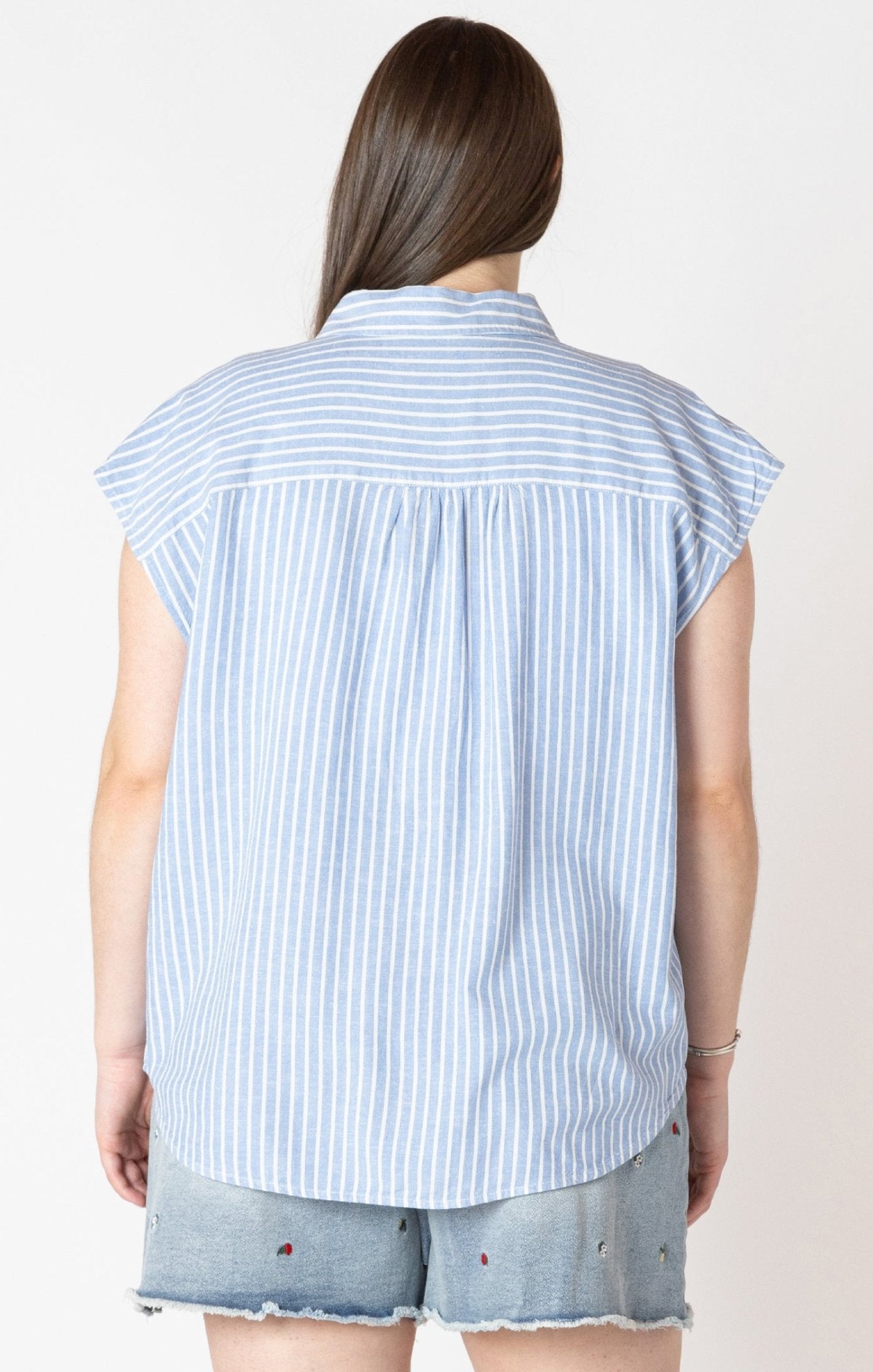 Reese Stripe Curvy Shirt - Distractions Clothing