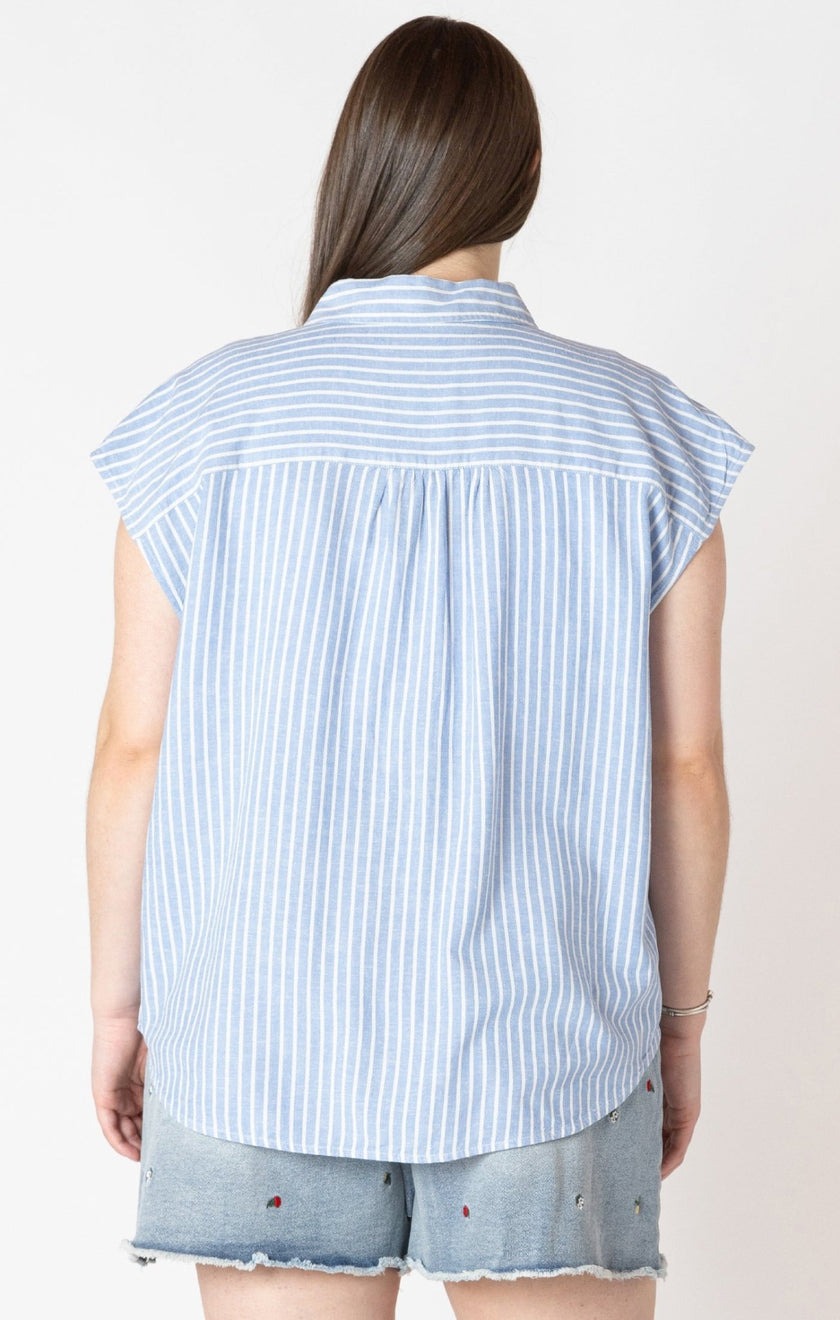 Reese Stripe Curvy Shirt - Distractions Clothing