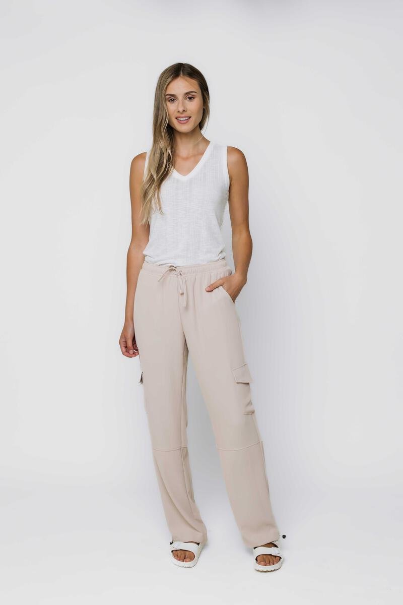 Riley Breezy Straight Leg Cargo - Distractions Clothing