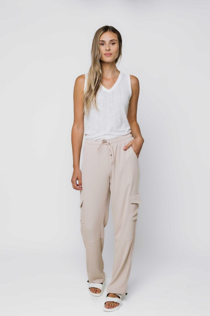 Riley Breezy Straight Leg Cargo - Distractions Clothing