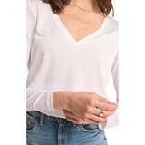 Sammie V - neck Long Sleeve Top - Distractions Clothing