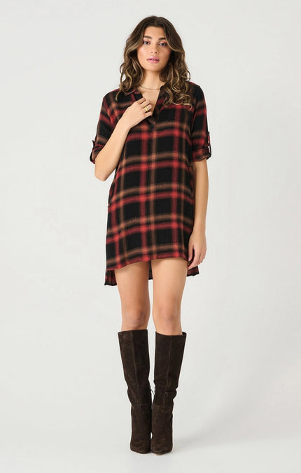 Scarlett Shirt Dress - Distractions Clothing