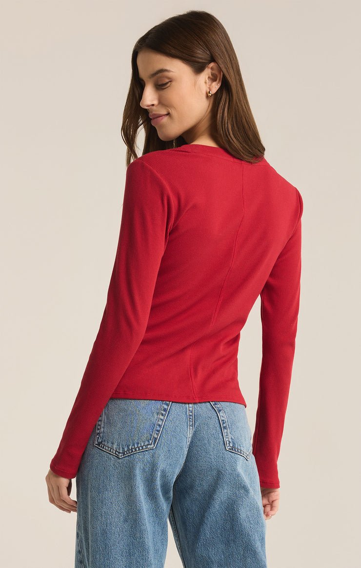 Sirena Rib Long Sleeve - Distractions Clothing