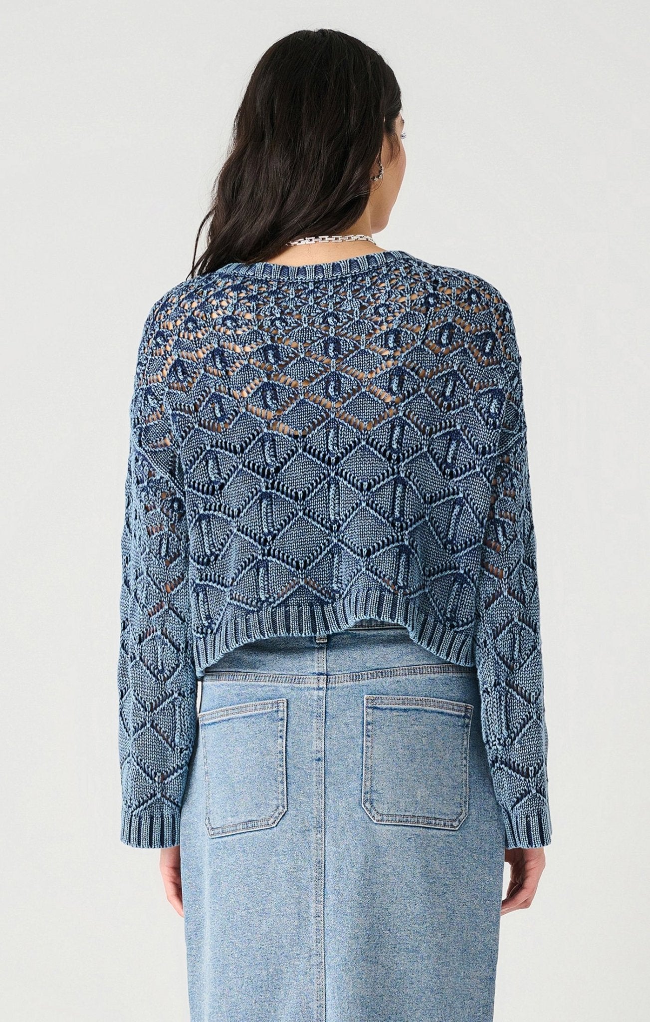 Skye Crochet Sweater - Distractions Clothing