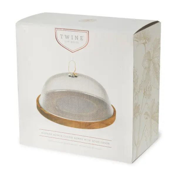Slate & Acacia Cheese Board w/ Dome - Distractions Clothing