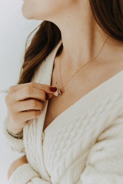 Mini Heart Locket Necklace
