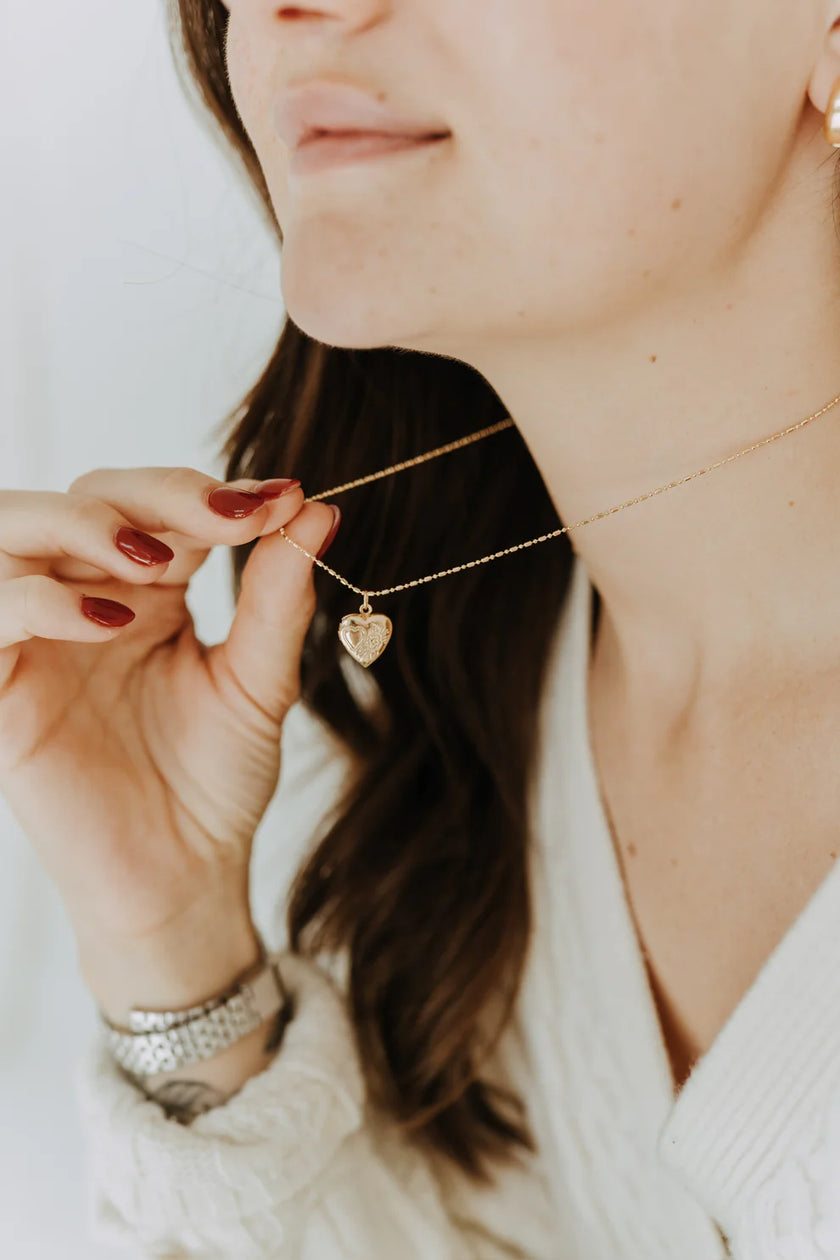 Mini Heart Locket Necklace