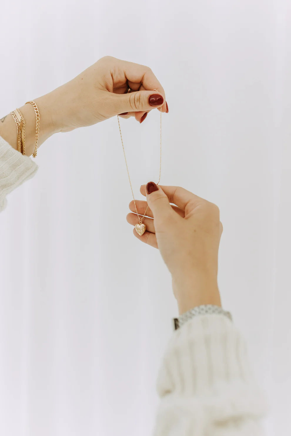 Mini Heart Locket Necklace
