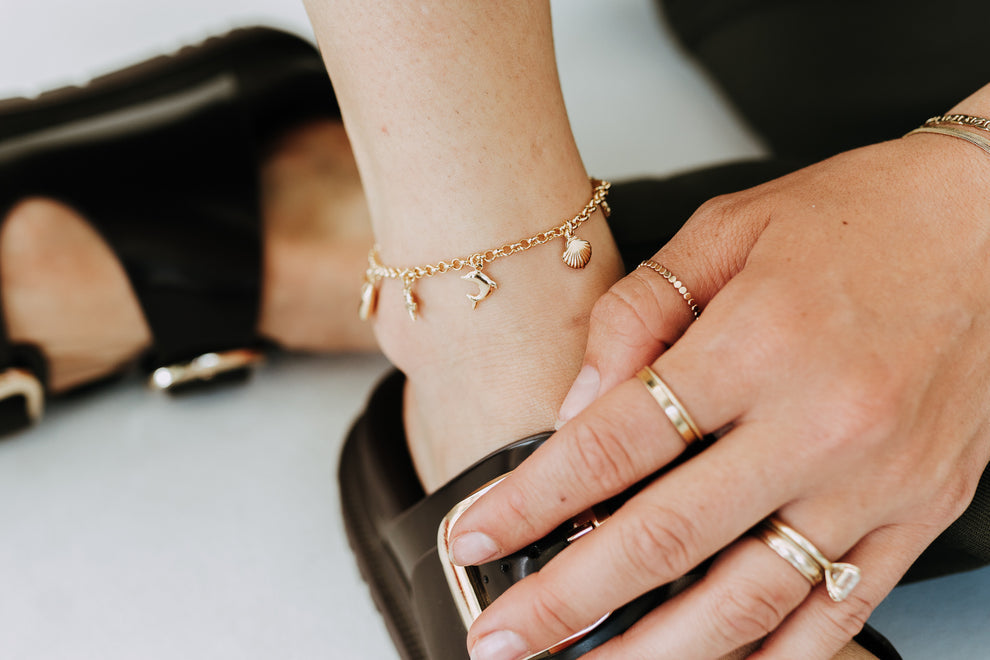 Ocean Charm Anklet