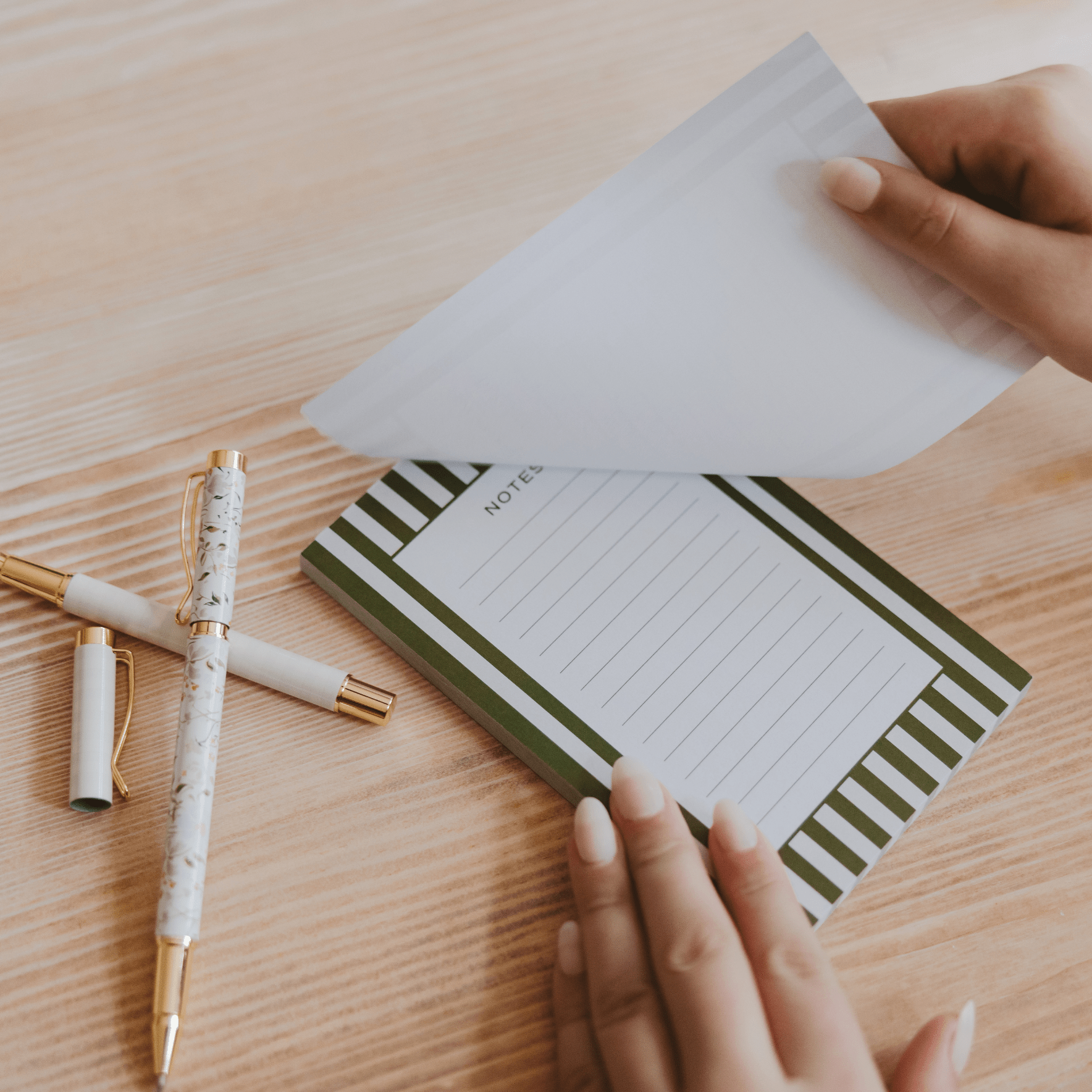 Striped Notepad - Distractions Clothing