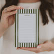 Striped Notepad - Distractions Clothing