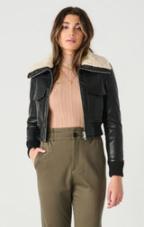 Tana Faux Leather Jacket - Distractions Clothing