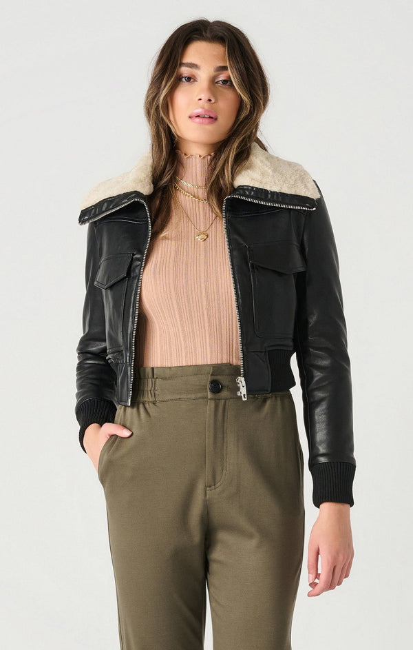 Tana Faux Leather Jacket - Distractions Clothing