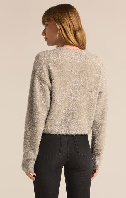 Tinseltown Cropped Sweater - Distractions Clothing