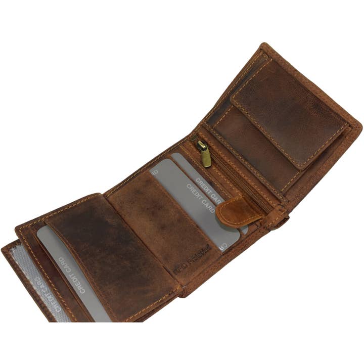 Tyler Leather Wallet - Distractions Clothing