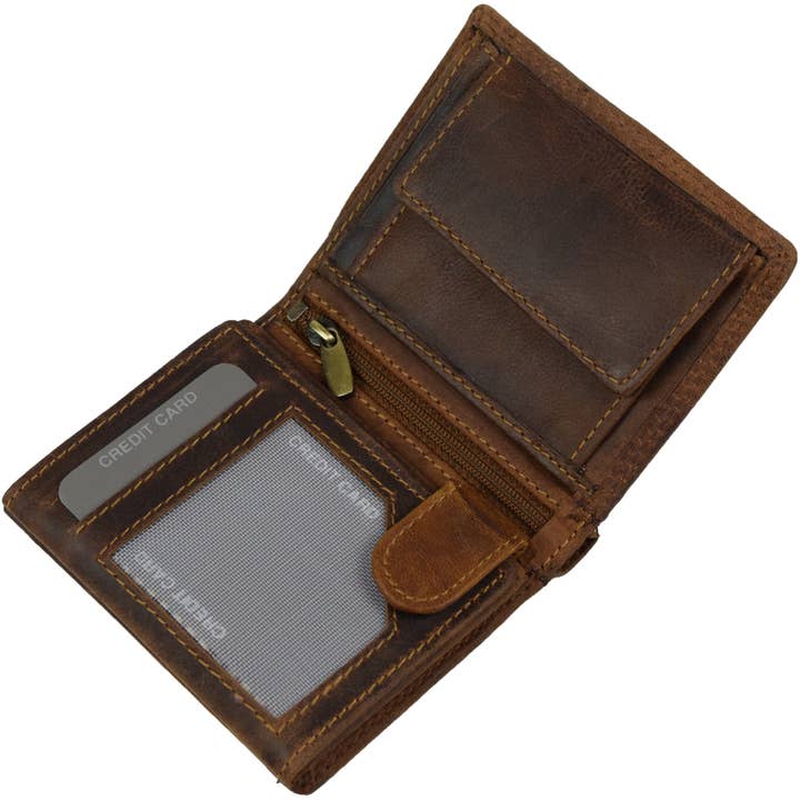 Tyler Leather Wallet - Distractions Clothing