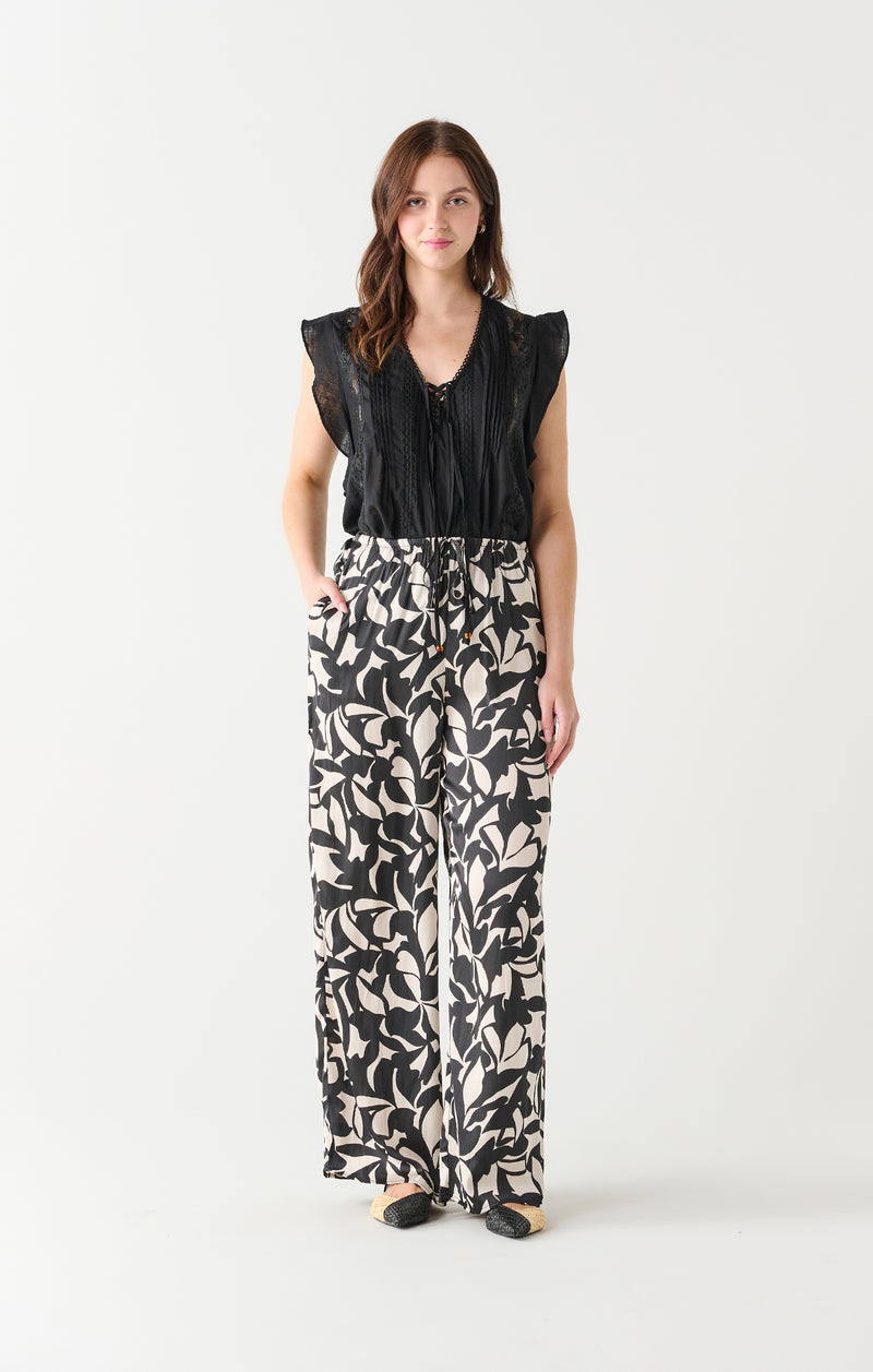 Amara Wide Leg Satin Pant