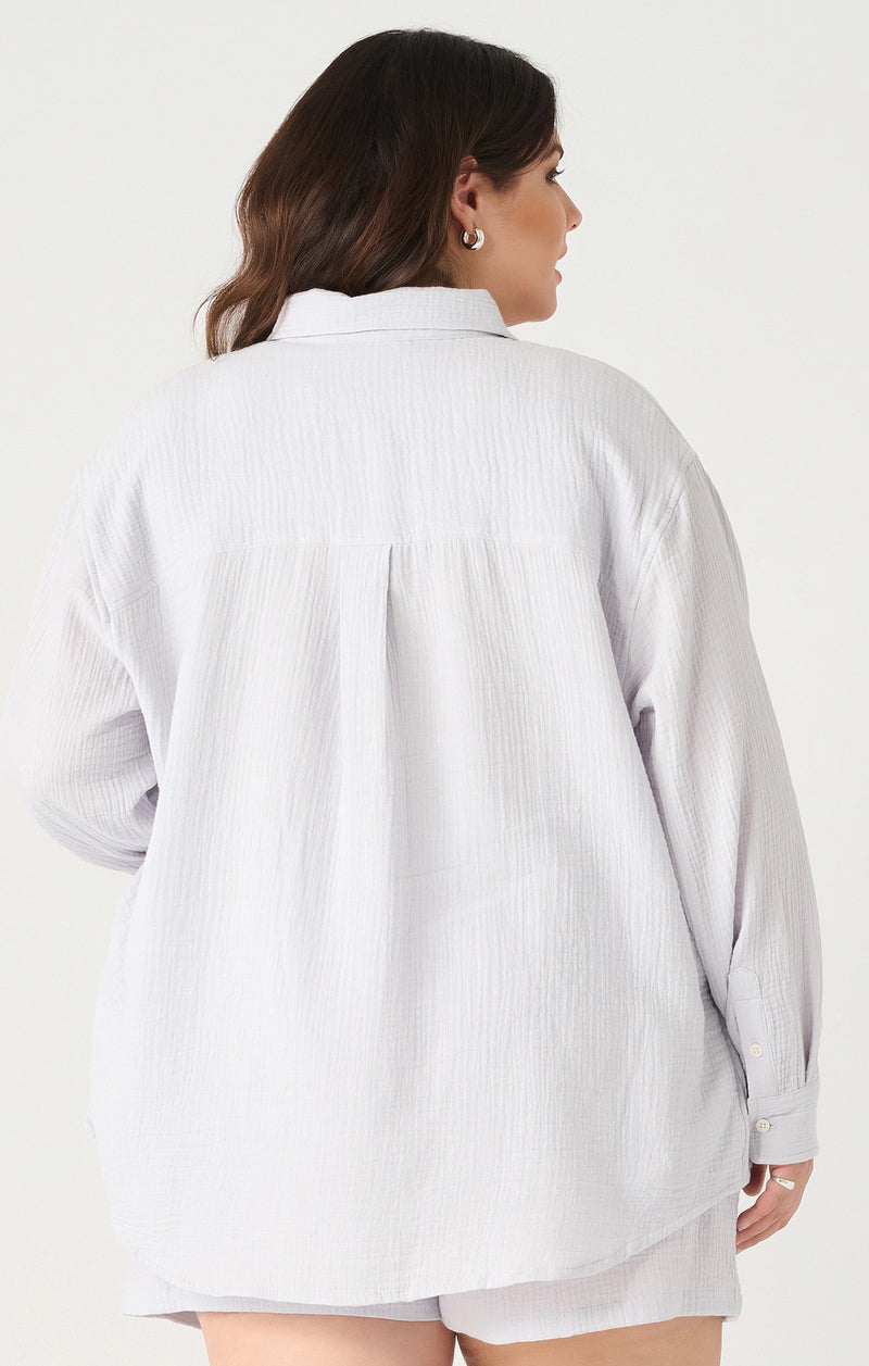 Riley Curvy Textured Blouse