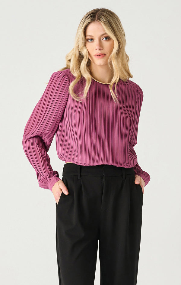 Zara Pleated Blouse