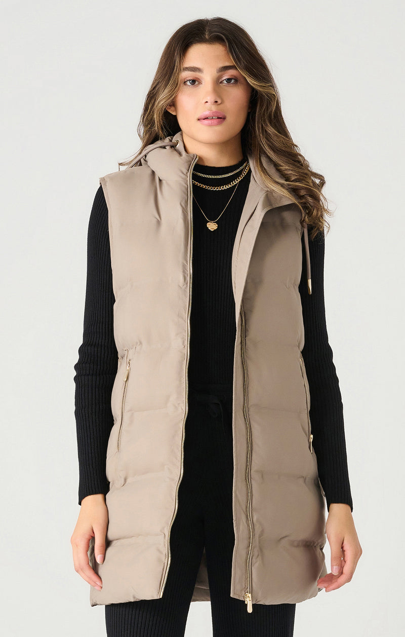 Kyla Hooded Puffer Vest