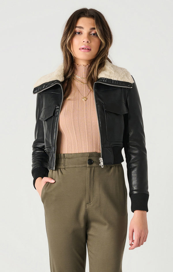 Tana Faux Leather Jacket