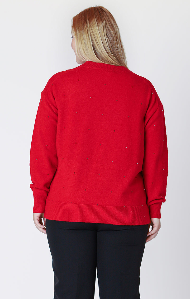 Curvy Cherry Sweater