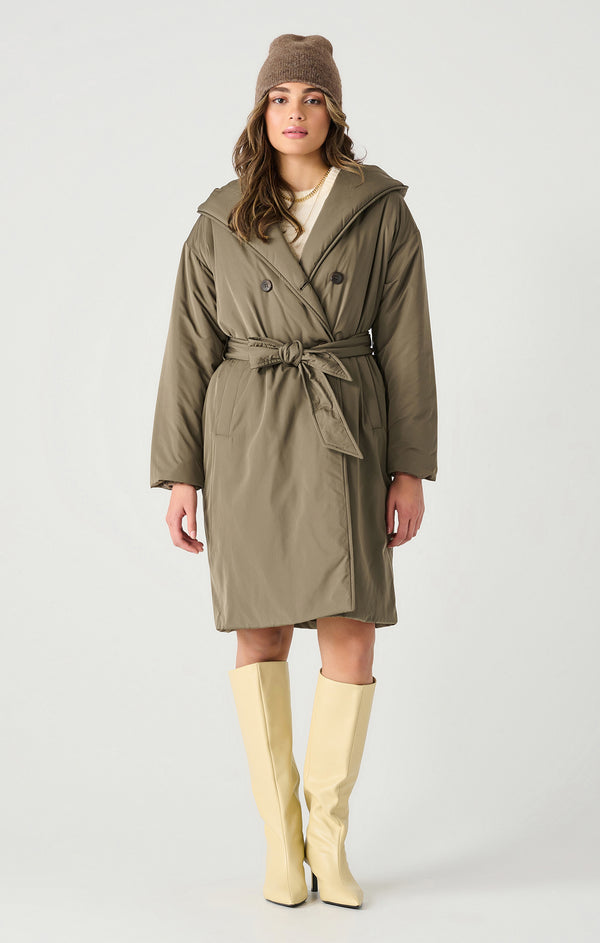 Bella Puffer Trench Coat