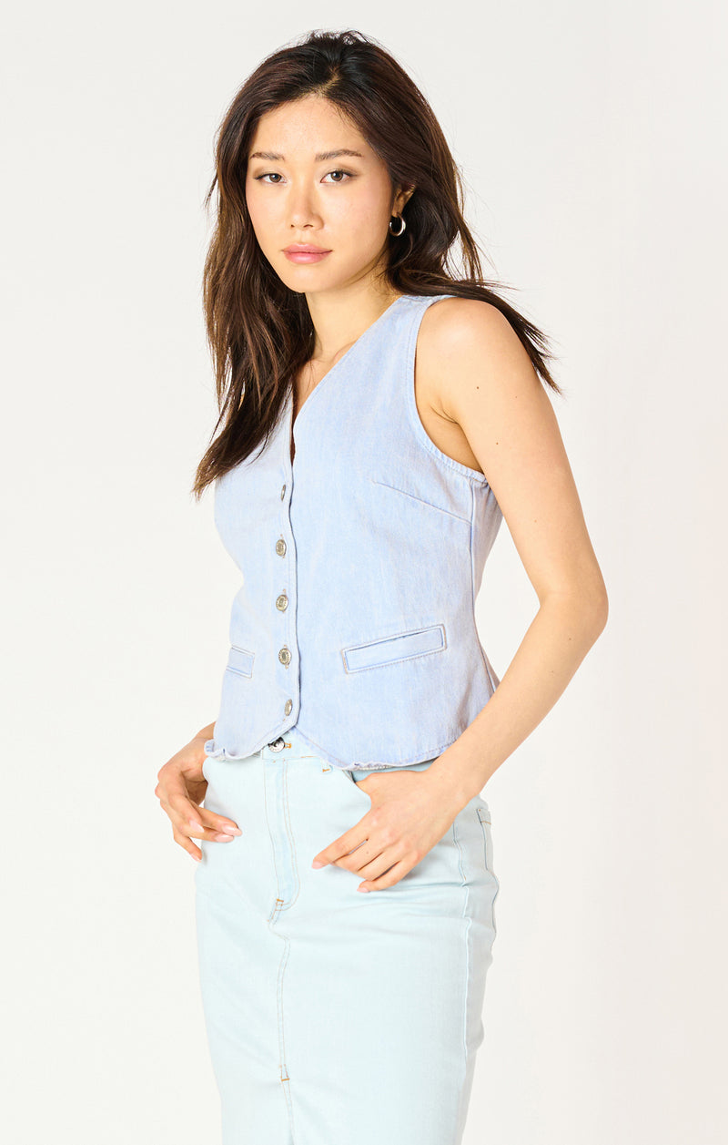 Daisy Denim Vest