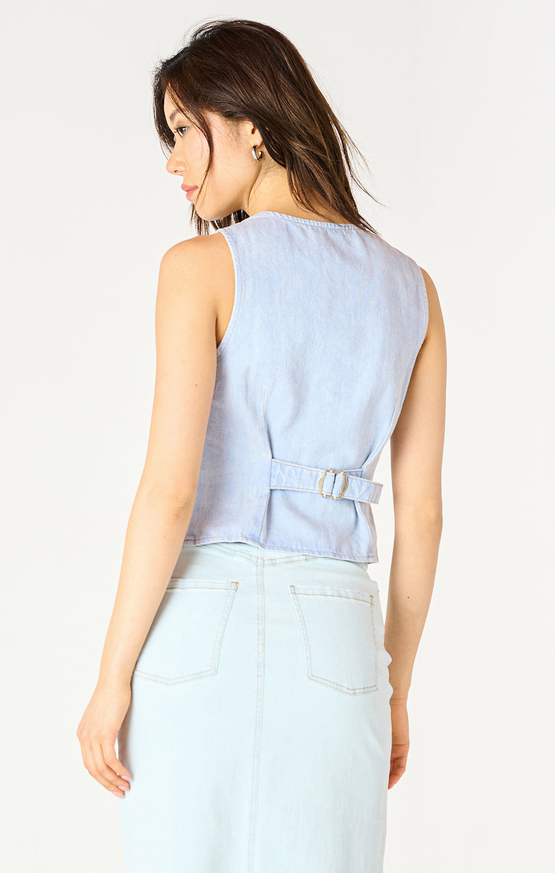 Daisy Denim Vest