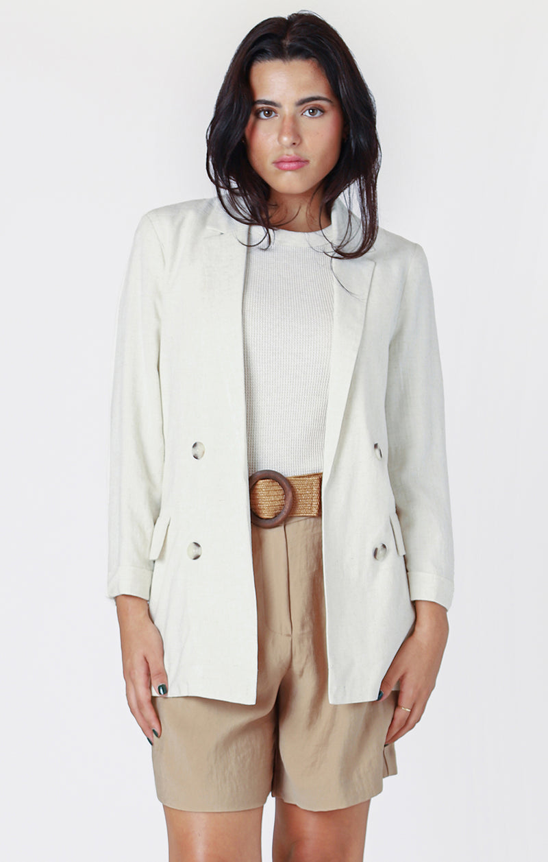 Room 34 linen blazer