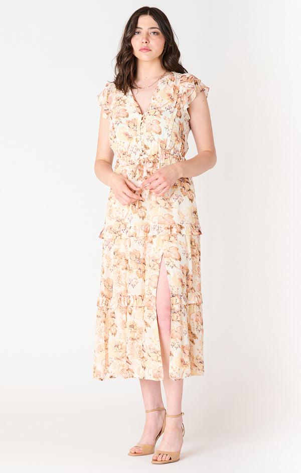 Womens dex midi floral dress