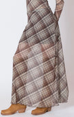 Dionne Mesh Plaid Skirt