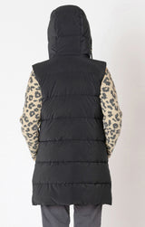 Hooded Curvy Puffer Vest