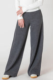 Women's wide leg ribbed pant