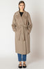Women's long belted coat