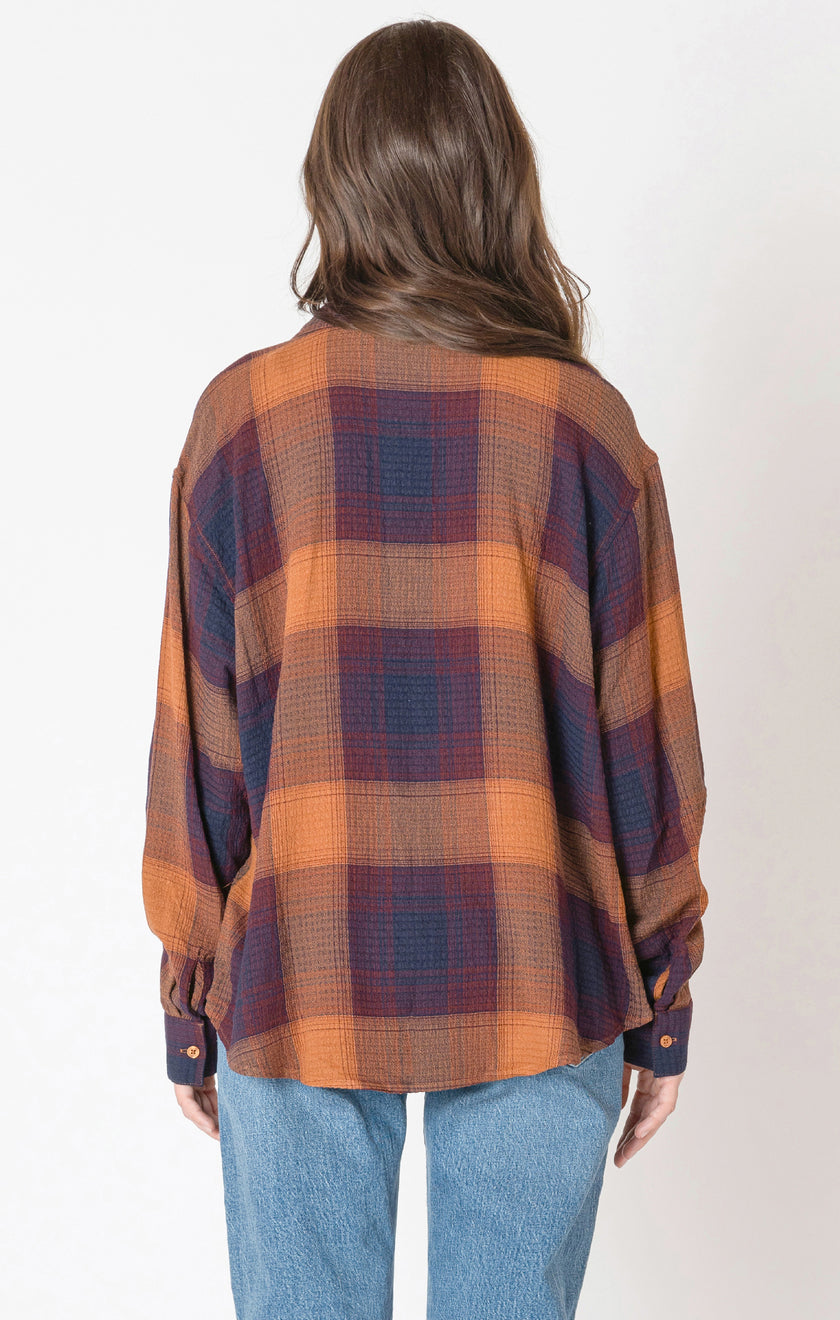 Plum Plaid Shirt