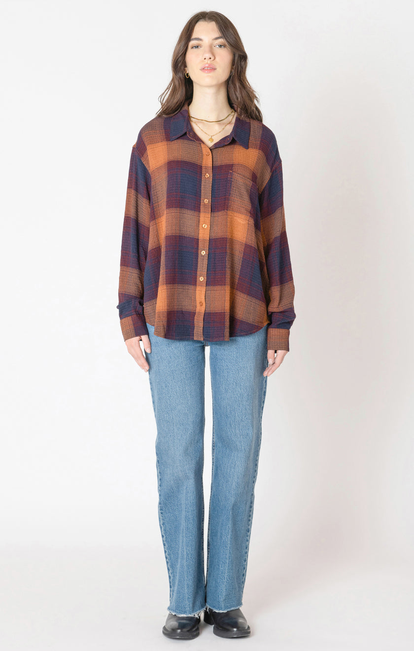 Plum Plaid Shirt