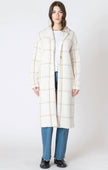 Women's longline sweater coat