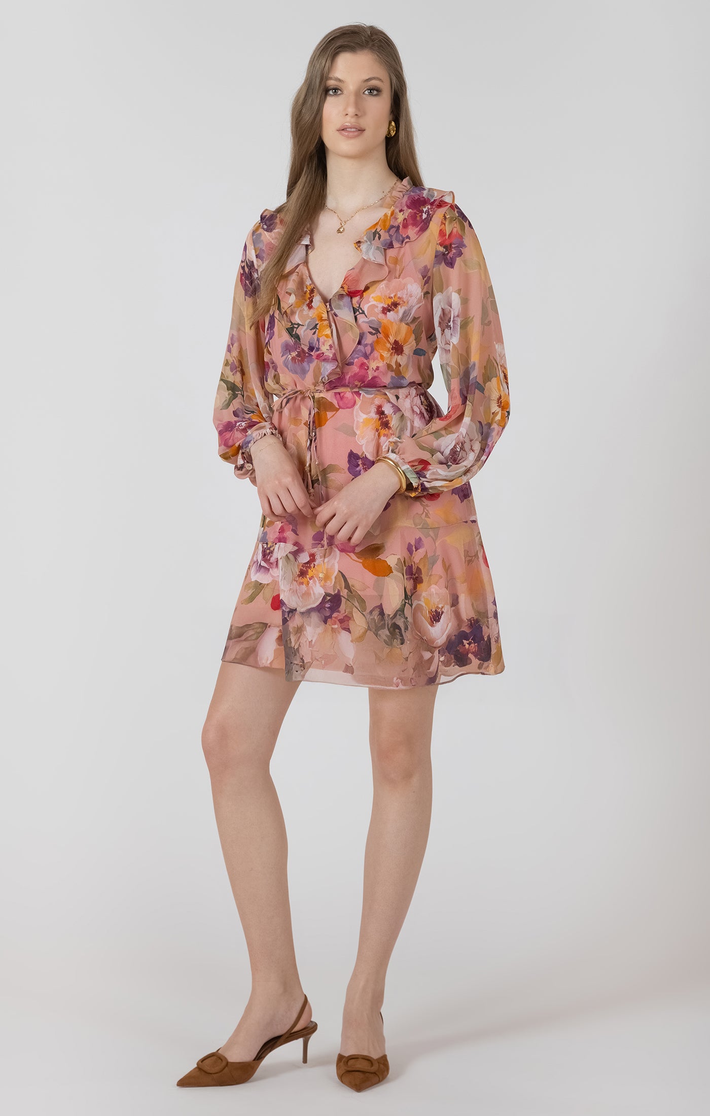 Lane Belted Mini Dress